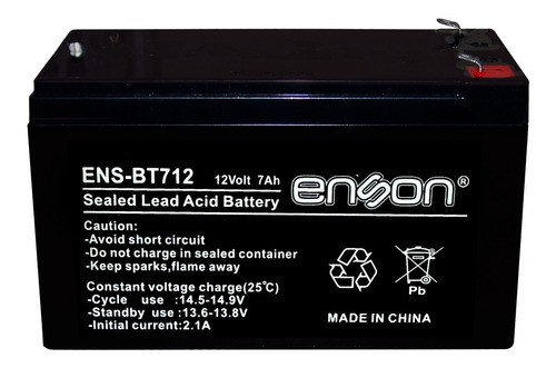 Imagen 5 de 5 de Fuente De Alimentación De 12v Con Batería De Respaldo 7ah