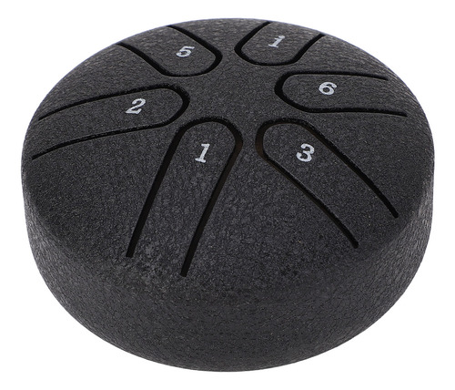 Tambor Worry Drum De 6 Notas Con Lengüeta De Acero, 3 Pulgad