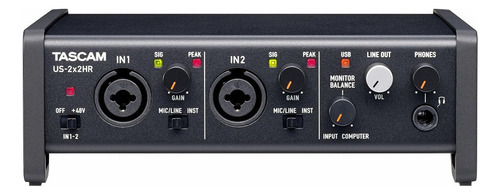 Interfaz de audio Tascam Lineup US-2X2HR