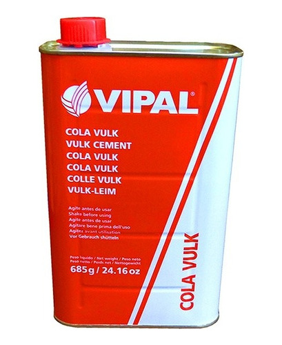 Cemento Negro Vipal Cola Vulk  2 Unidades 