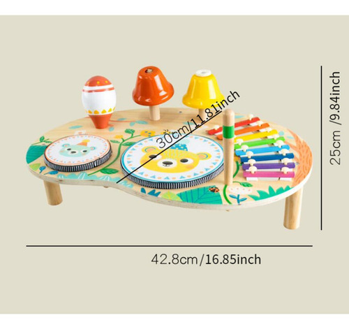 Juego De Batería Para Niños, Instrumento Musical Para