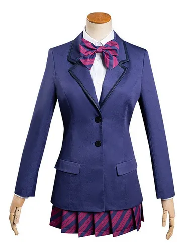 Komi San Disfraz For Cosplay Falda Medias Peluca Orejas