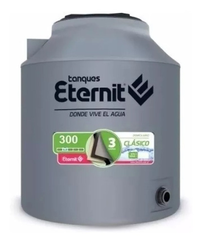 Tanque Eternit Clasico Tricapa De 300 L