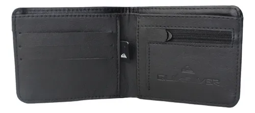 Tarjetero moderno Quiksilver Miss Dollar, color negro