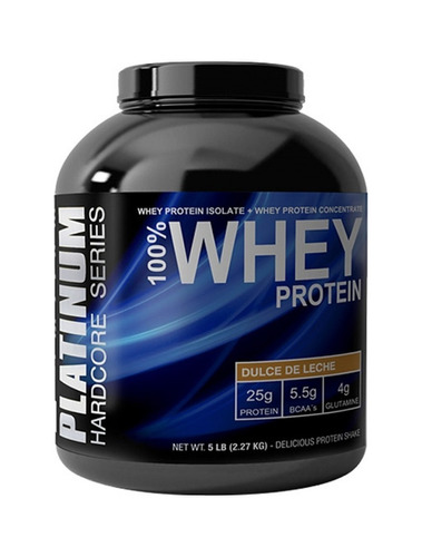  Platinum 100% Whey Protein - Dulce De Leche - 5lb (2.27kg)