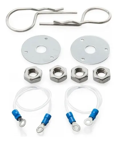 Traba Cierre Capot Simple Universal Aluminio Epman Plateado