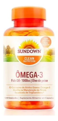 Sundown Ômega 3 1.000 mg 120 cápsulas