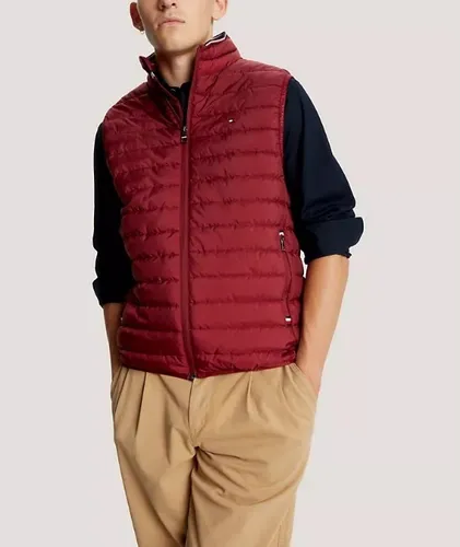 Chaleco Acolchado Plegable Con Cierre Hombre Rojo Tommy Hilfiger TOMMY  HILFIGER