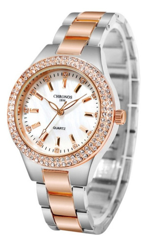 De Reloj De Mujer Chronos Elegant Quartz A Prueba De Agua