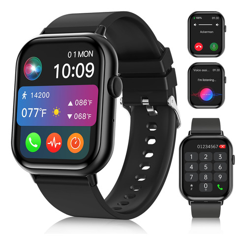 Smart Watches For Men Women (answer/make Call), 2.01 Hd Scr.