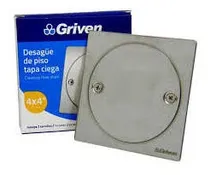 Comprar Tapa Ciega Rejilla Desagüe De Piso Acero Inoxidable Griven 