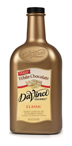 Davinci Salsa Gourmet Choco Blanco 1.89 Lts -envio Gratis-