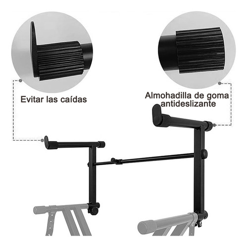 ~ Soporte Universal De Segundo Nivel Para Teclado De Piano