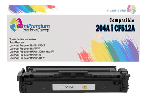 Toner Genérico 204a | Laserjet Mfp Pro M180nw M180n M181