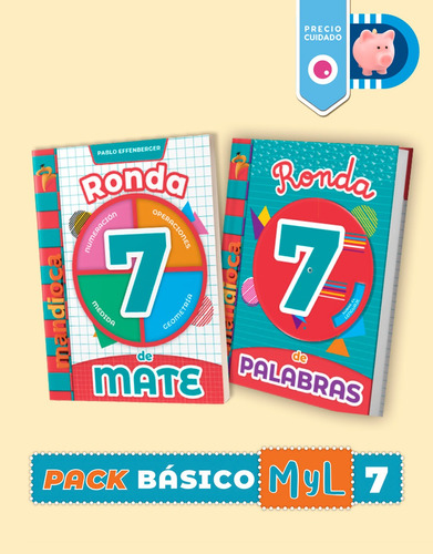 Imagen 1 de 1 de Pack Básico Myl 7 Matemática Y Lengua - Estación Mandioca