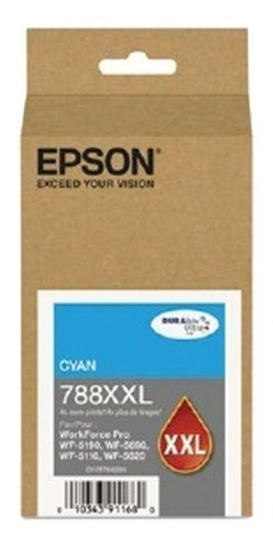 Cartucho Epson 788xxl Cyan Workforce 5190 5690 5110 5620