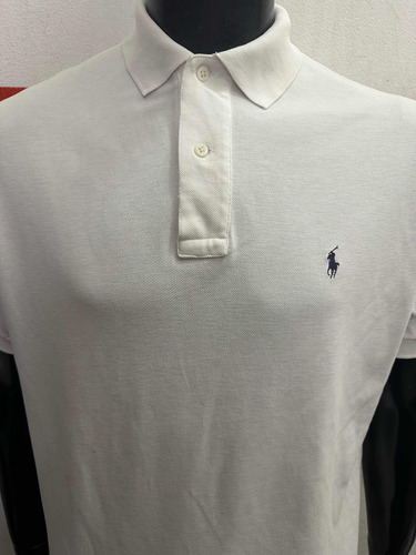 Chomba Polo Ralph Lauren White Talle Medium