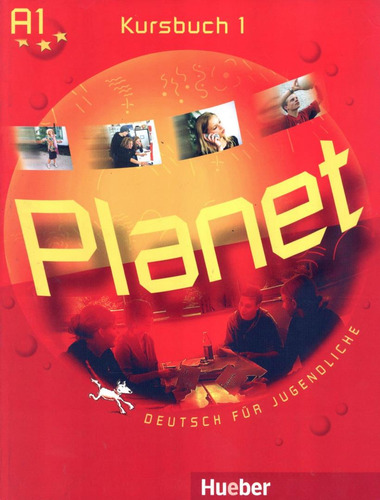 Planet 1 - KB (Texto), de Hueber. Editorial Hueber Verlag, capa mole em alemão, 2005