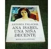 Libro Ana Isabel Una Niña Decente