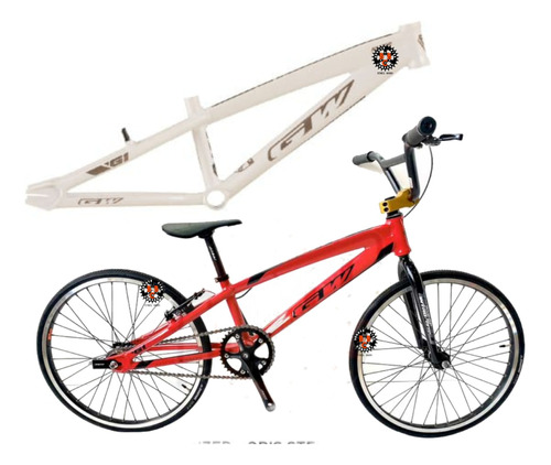 Bicicleta Bmx Pista Marco Tenedor Aluminio Junior 8-12 Años