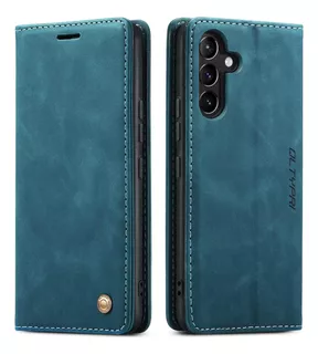 Funda Qltypri Tipo Cartera Para Galaxy A34 Color Azul