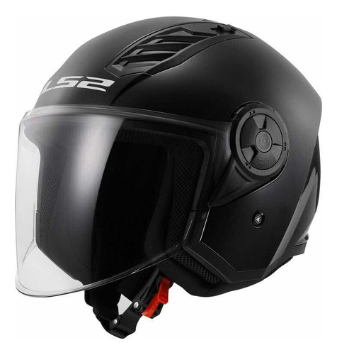 Cascos Ls2 Helmets Airflow Ii Negro Brillante - Negro Matte