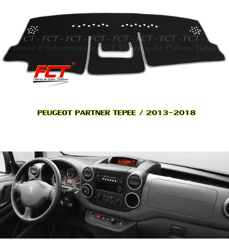 Cubre Tablero Peugeot Partner Tepee 2013 2014 2015 2016 2018