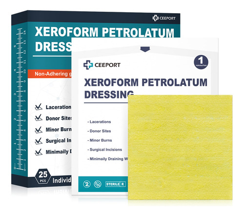 Ceeport Xeroform Petrolatum Dressing 4x4, Xwzcw
