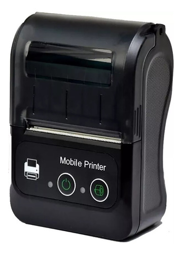 Mini Impresora Térmica Bluetooth Portátil Negra