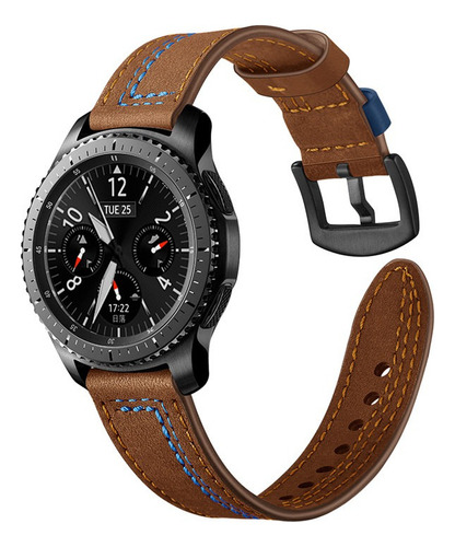 Correa De Piel 22mm Para Samsung Gear S3 Galaxy Watch 46mm