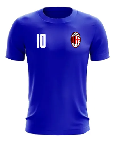 Milan Con Nombre Y Numero A Elección