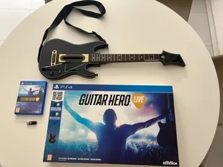 Guitarra Guitar Hero Live +juego Ps4