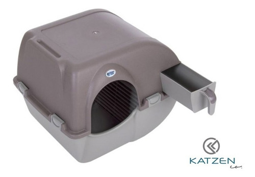 Arenero Cubierto Semi Automatico Para Gato Omega Paw