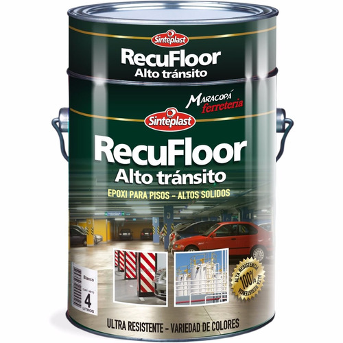 Pintura Pisos Epoxi Recufloor Sinteplast Verde 4 Lts