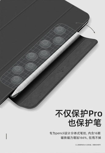 Imagen 9 de 10 de Smart Folio Case @ iPad Pro 12.9 M1 2021 Con Pencil Holder