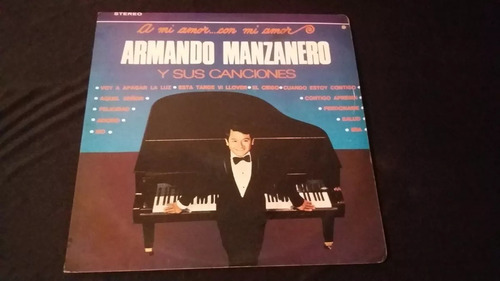 Armando Manzanero A Mi Amor Con Mi Amor  Lp Vinilo Balada 