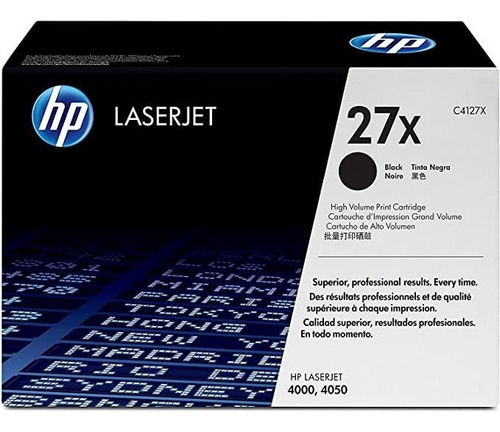 Hp Cx / Hp 27x / Negro De Alta Capacidad Tóner Láser, Hp .