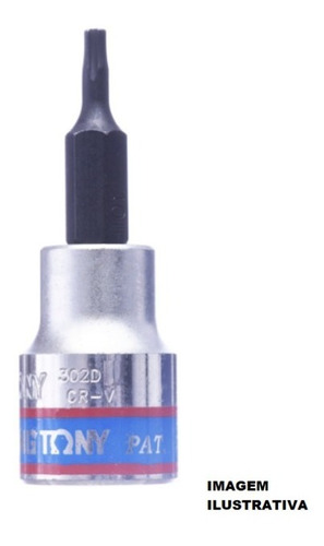 Imagem 1 de 2 de Chave Soquete Torx Plus Ipr20 3/8'' -5 Pontas - King Tony