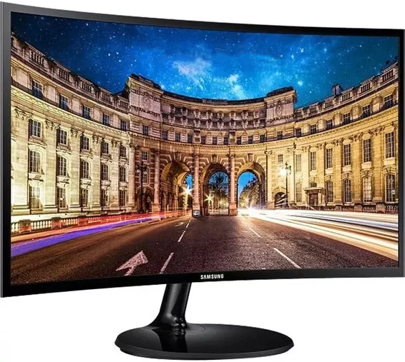 Monitor Samsung Led 24'' Curvo Full Hd CF390 Color Negro