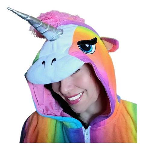Rainbow Unicorn Pijama  Unisex Importada  Onesie  Bluenotes