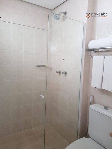 Imagem 25 de 25 de Flat Com 1 Dormitório À Venda, 40 M² Por R$ 250.000,00 - Centro - Santo André/sp - Fl0004