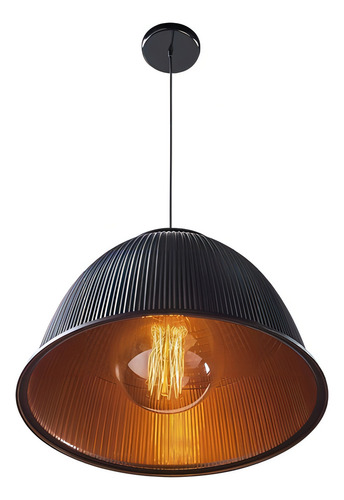 Pendente Sambaqui 16 1xe27 Preto Cobre Cor Preto Voltagem Autovolt