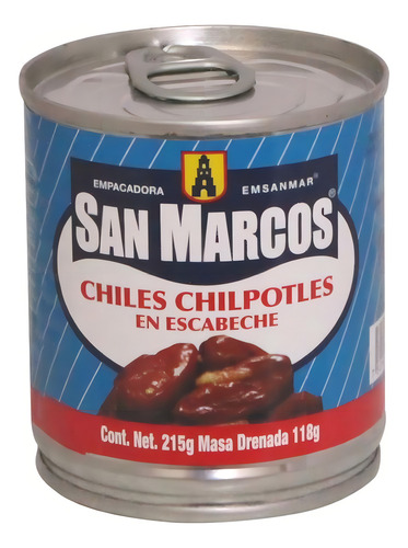 Chipotle San Marcos Escabeche Lat 215gr