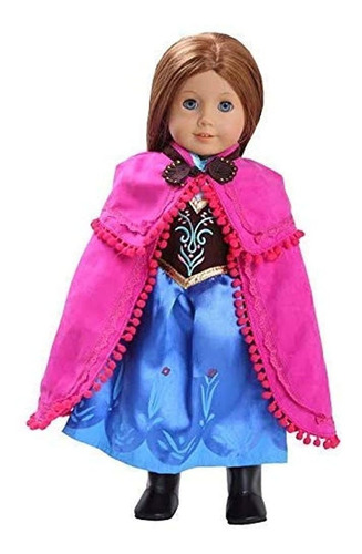 Ropa De Muñeca Inspirado En Frozen. Multicolor, Marca Pyle