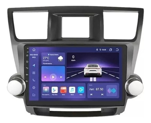 Estéreo De Pantalla 9' Android Toyota Highlander 2008-2013