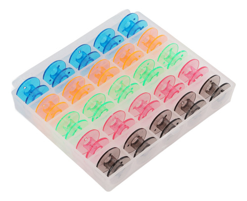 Bobinas De Plástico Para Máquina De Coser Bobbin Winder, Col