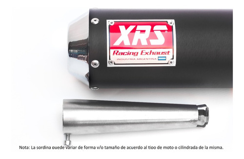 Escape Deportivo Xrs - Honda New Twister Cb250 Con Sordina