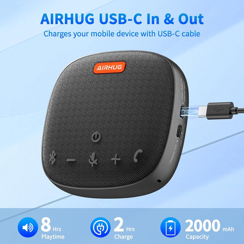 Altavoz Y Microfono De Conferencia Airhug, Bluetooth Spea...