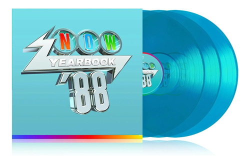 Now Yearbook '88 Vinilo Triple Azul Transparente Nuevo Impor