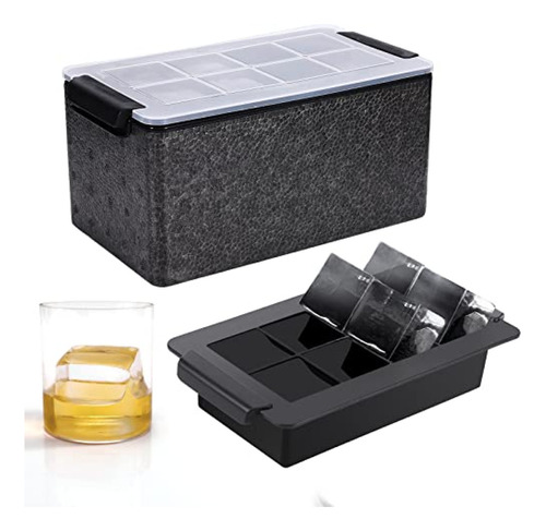 Molde Para Cubos De Hielo  Timok Clear Ice Cube Maker  Band